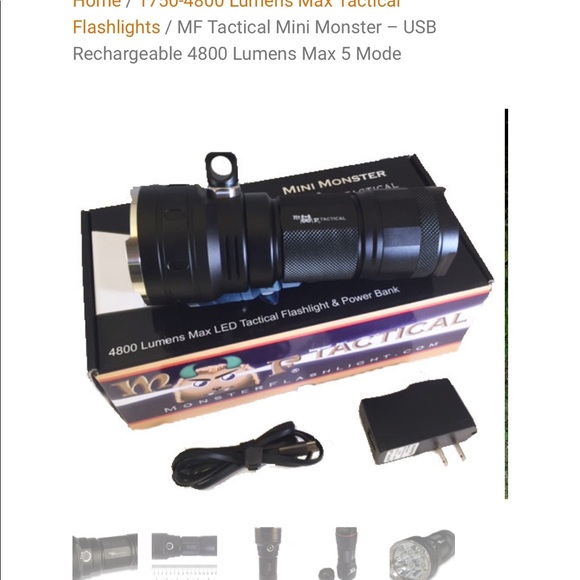 NITE CORE TM11 FLASHLIGHT. 2000 Lumens! - Picture 2 of 8